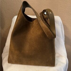 Tory Burch suede romy purse